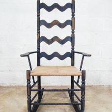 Painted and rusted steel  and hand coiled bronze wool