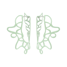 Hand fabricated brass  surgical steel  powder coat