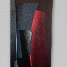 My aim is to reduce several component fabrics down into one single piece  appearing as a seamless whole while providing visual interest and complexity.