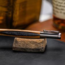 Made of reclaimed KY Bourbon Barrels. This pen has a magnetic cap.