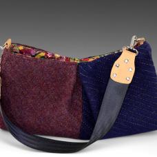 purse with two different fabrics