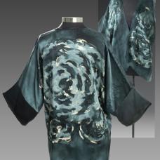 jacket with a stormy swirling back